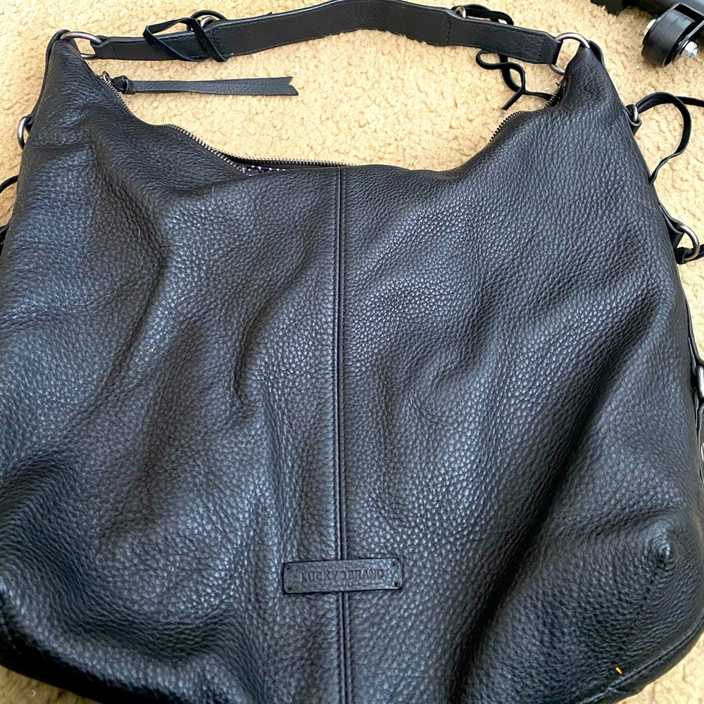 Lucky Brand black leather handbag